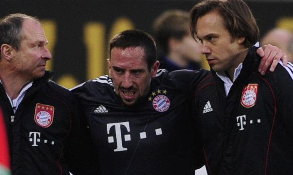  F.Ribery patyrė traumą, tačiau ji nerimta