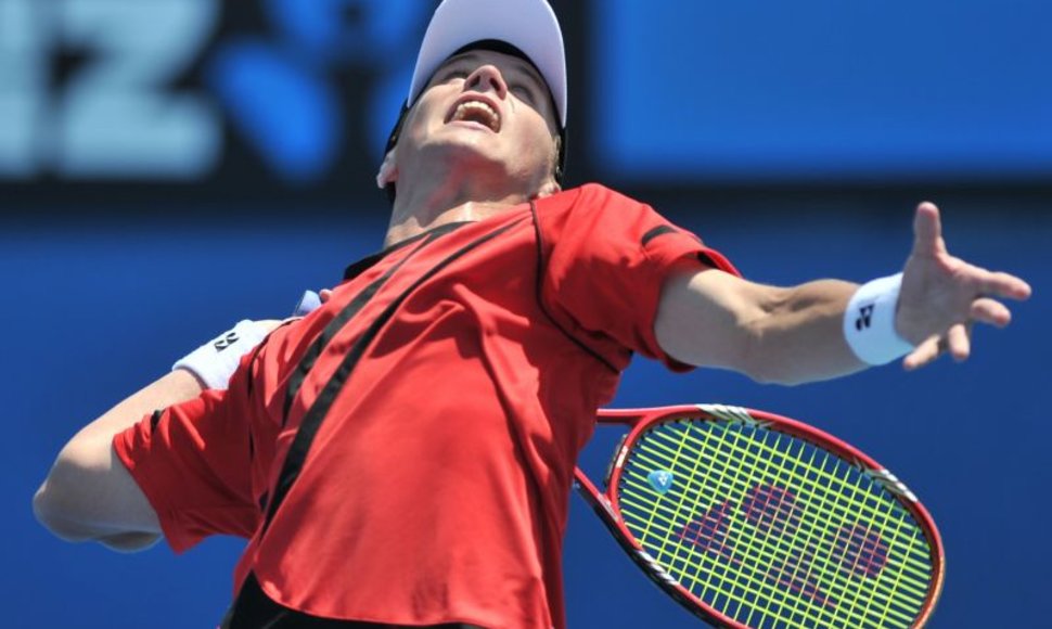 Lietuviška teniso pasaka „Australian Open“ baigėsi: Ričardas Berankis nepasipriešino Davidui Ferrerui 