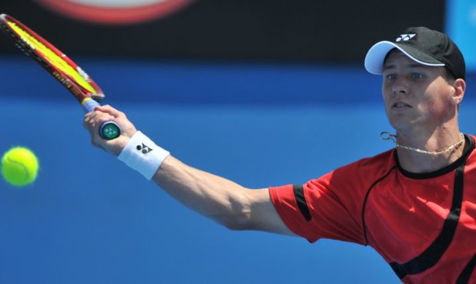 Lietuviška teniso pasaka „Australian Open“ baigėsi: Ričardas Berankis nepasipriešino Davidui Ferrerui 