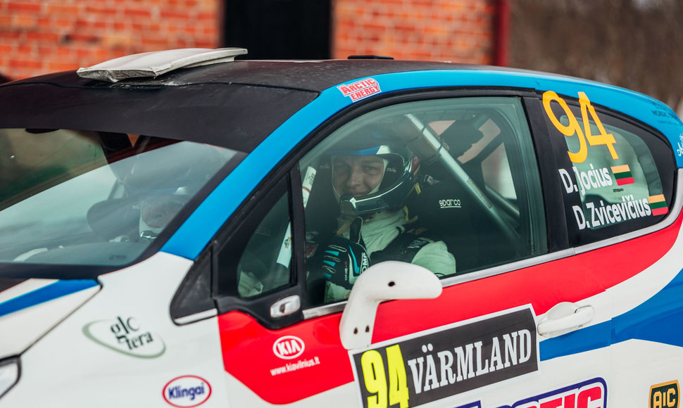 Deividas Jocius ir Donatas Zvicevičius startuoja WRC ralyje Švedijoje