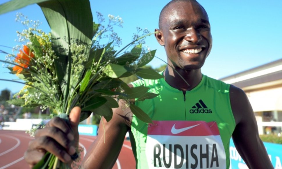 D.Rudisha šiemet pagerino 800 m bėgimo pasaulio rekordą
