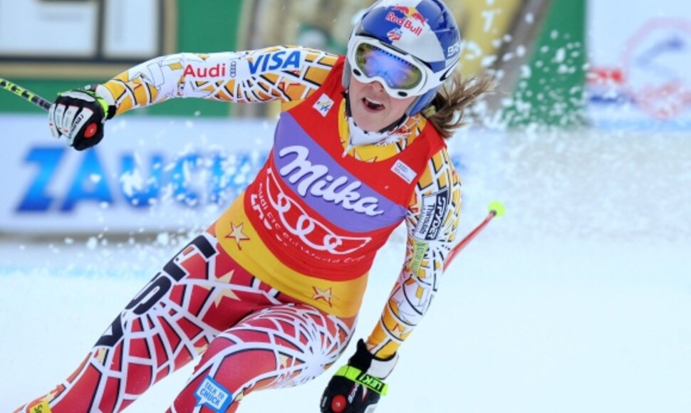 Lindsey Vonn iškovojo dar vieną pergalę.