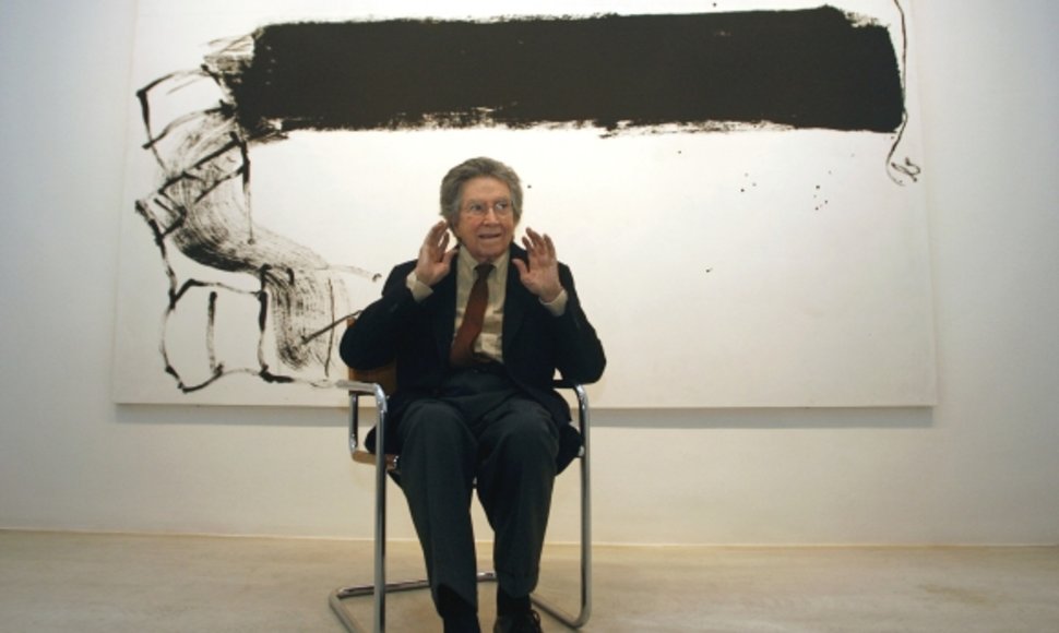 Ispanijos menininkas Antoni Tapiesas