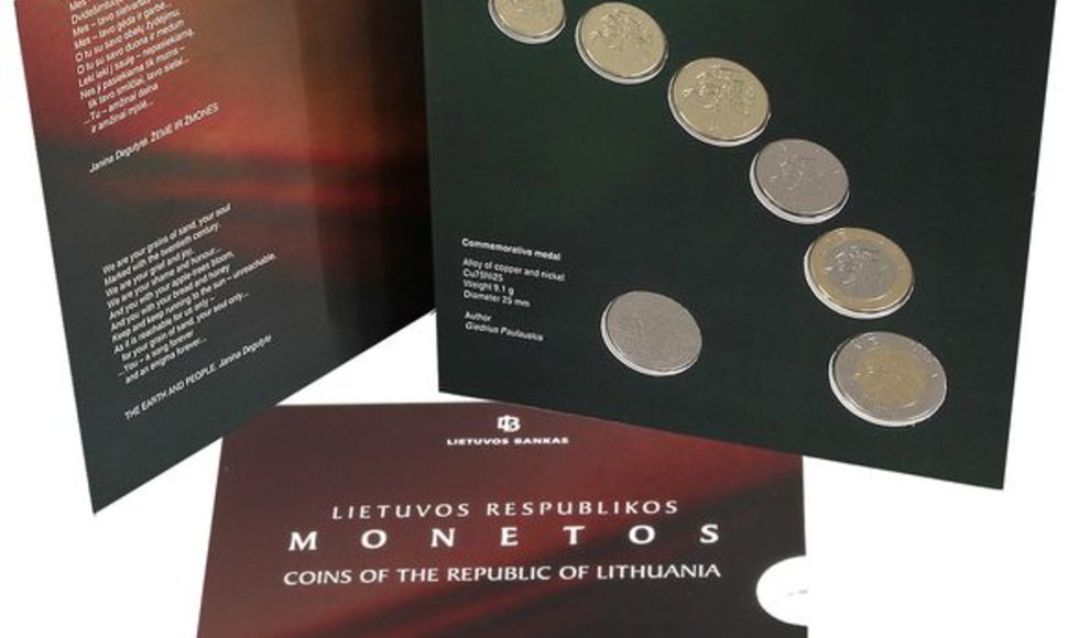 Apyvartinių monetų numizmatinis rinkinys