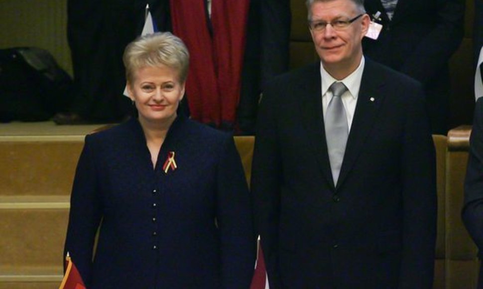 Dalia Grybauskaitė ir Valdis Zatlers
