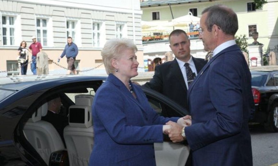 Dalia Grybauskaitė ir Estijos prezientas