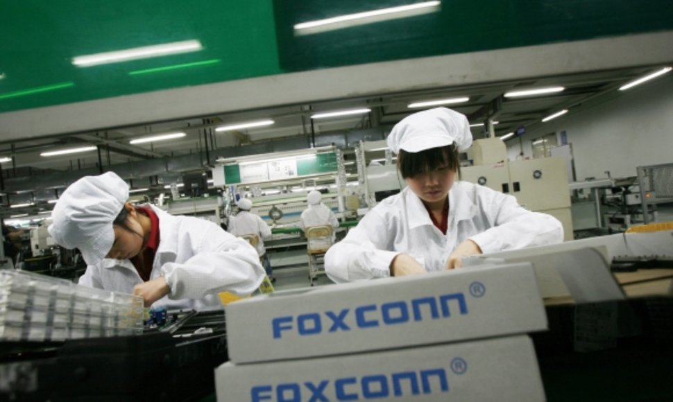„Foxconn“ darbuotojai