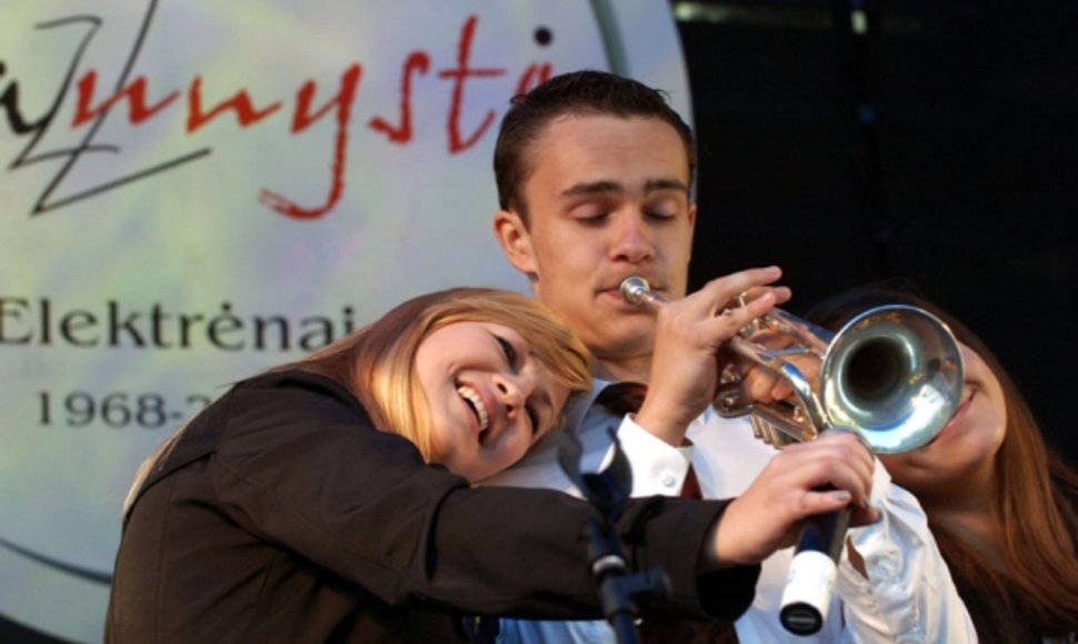 Džiazo festivalio „Jaunystė 2010“ akimirka.