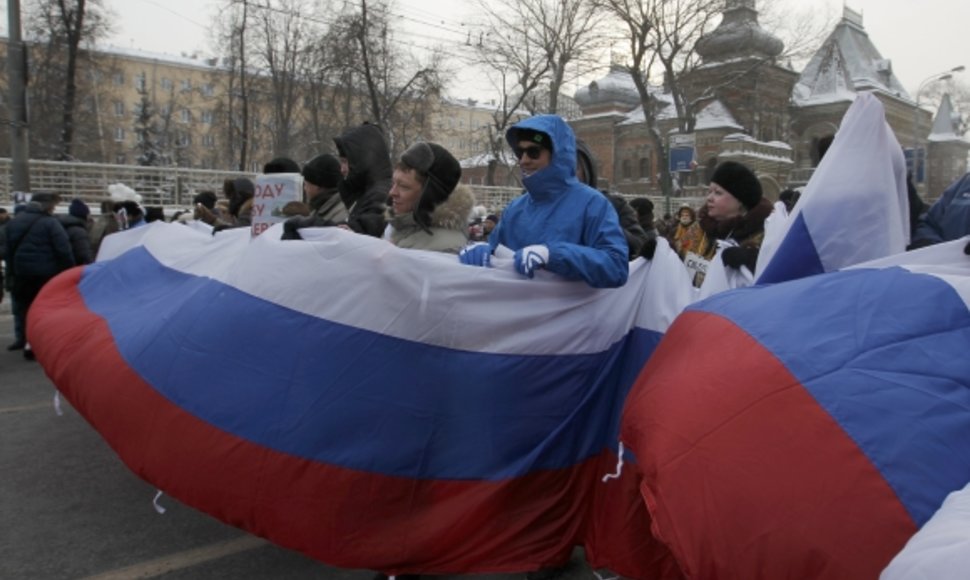Rusijoje vyksta protestai