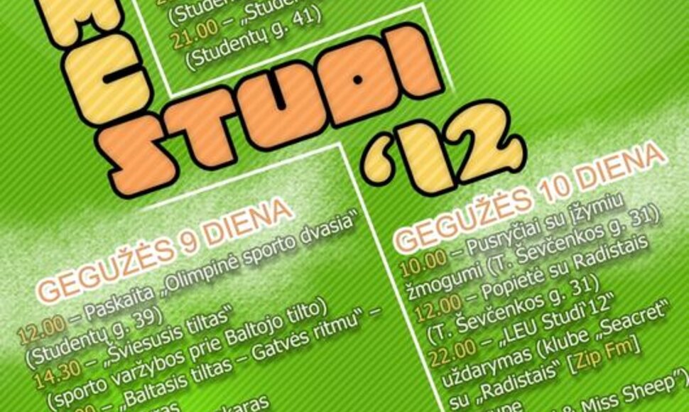 &bdquo;STUDI'12&ldquo;