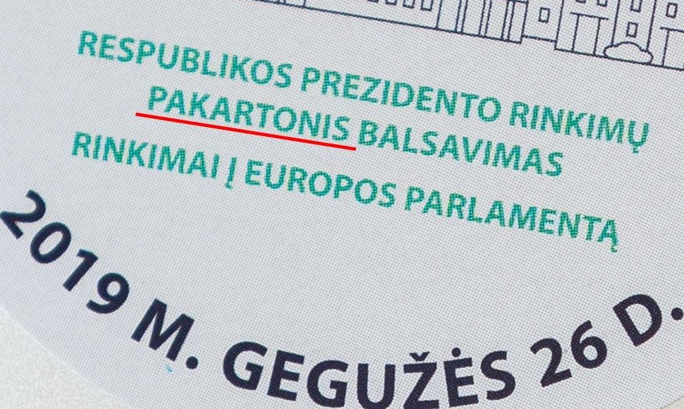 Lipdukas „Aš balsavau“