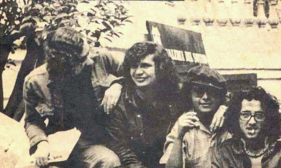 R.Bolano su draugais 1975 metais