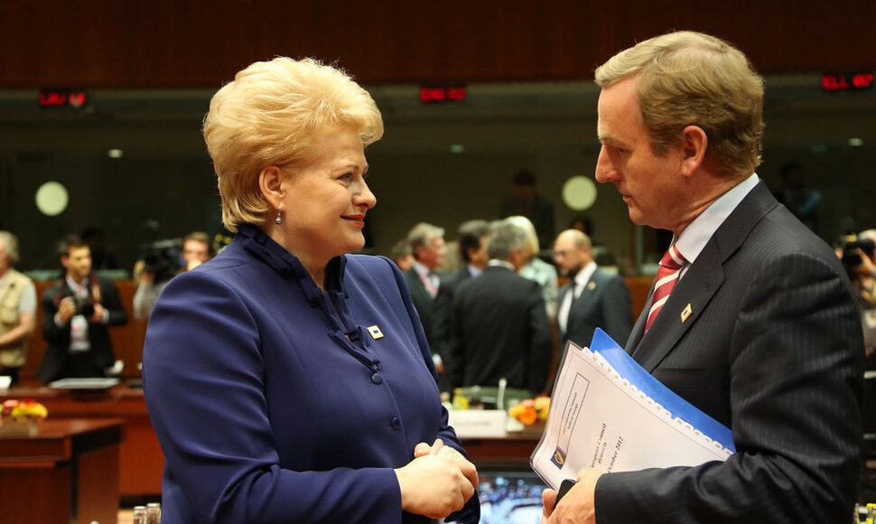 Enda Kenny ir Dalia Grybauskaitė