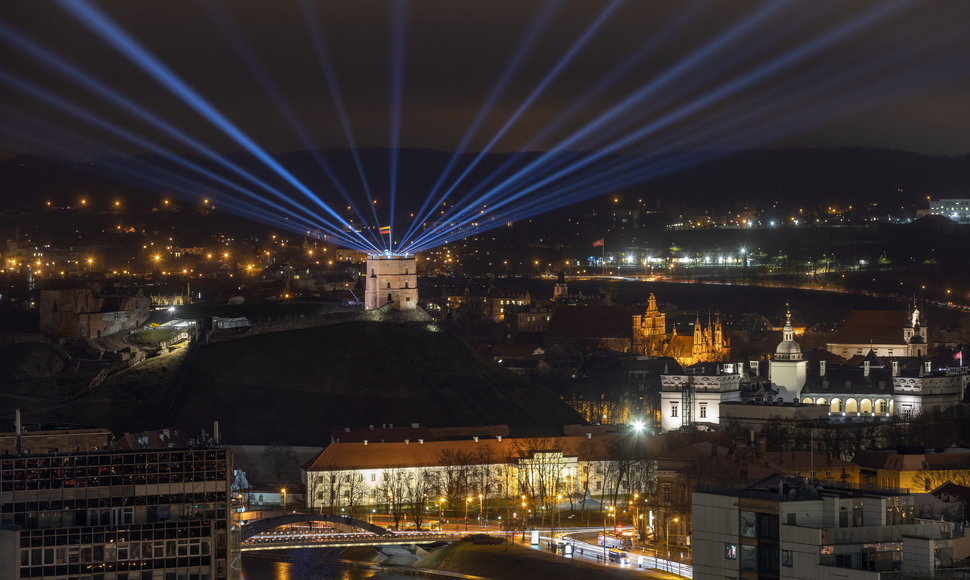 Vilniaus šviesų festivalis, Arvydo Buinausko instaliacija