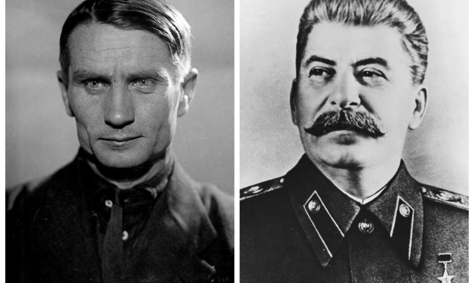 Trofimas Lysenka ir Josifas Stalinas