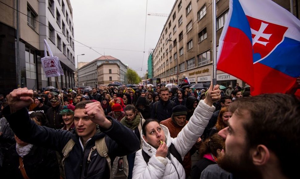 Protestas Slovakijoje
