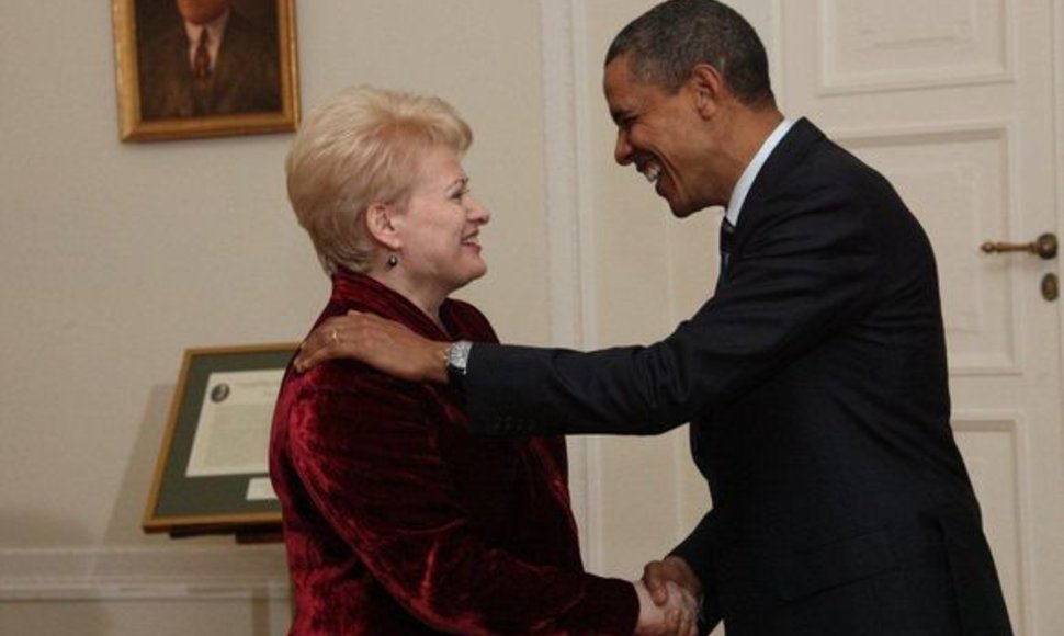 D.Grybauskaitė ir B.Obama