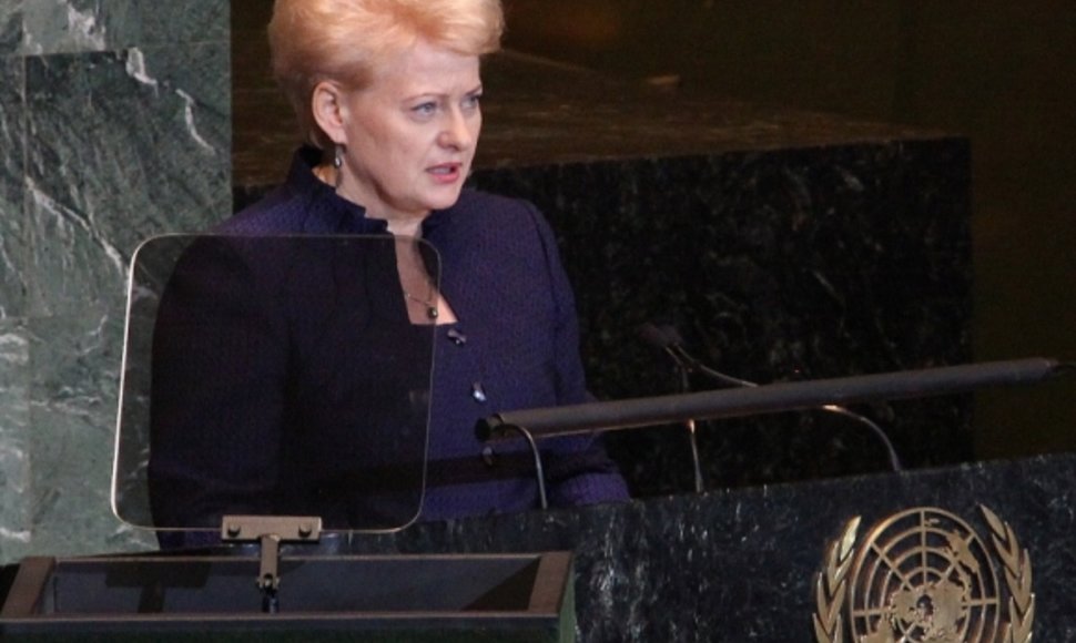 Dalia Grybauskaitė sakė kalbą