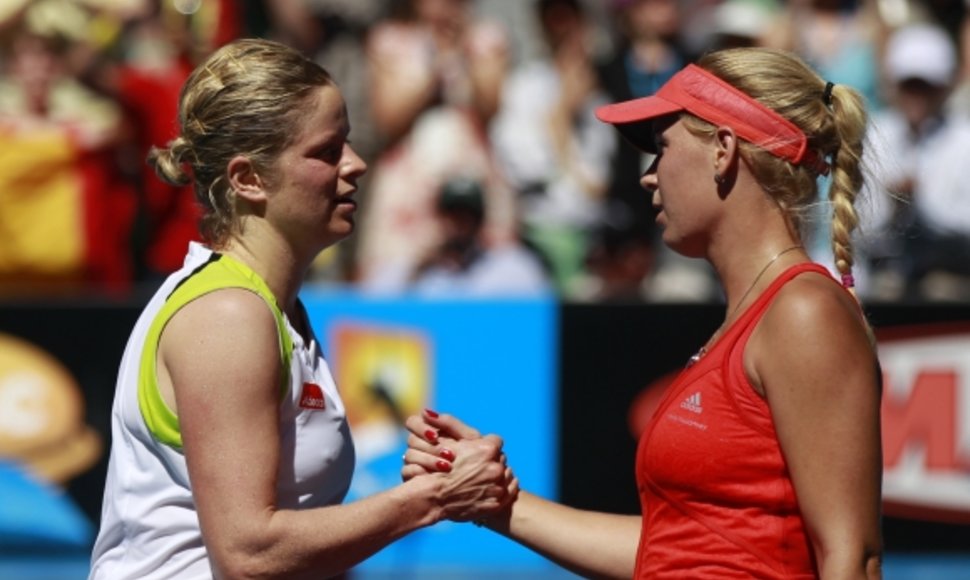 Kim Clijsters ir Caroline Wozniacki