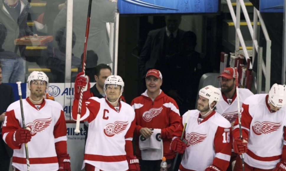 Detroito „Red Wings“ ledo ritulininkai