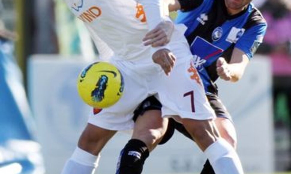 „Atalanta“ – „Roma“ rungtynių akimirka