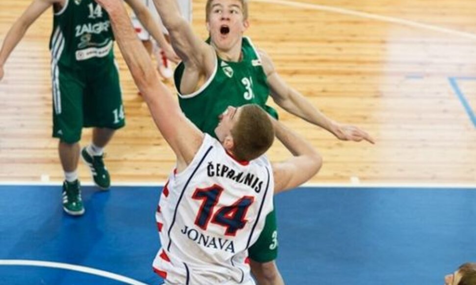 Jonavos „Triobet“ ir Kauno „Žalgiris-A.Sabonio KC“ susitikimas