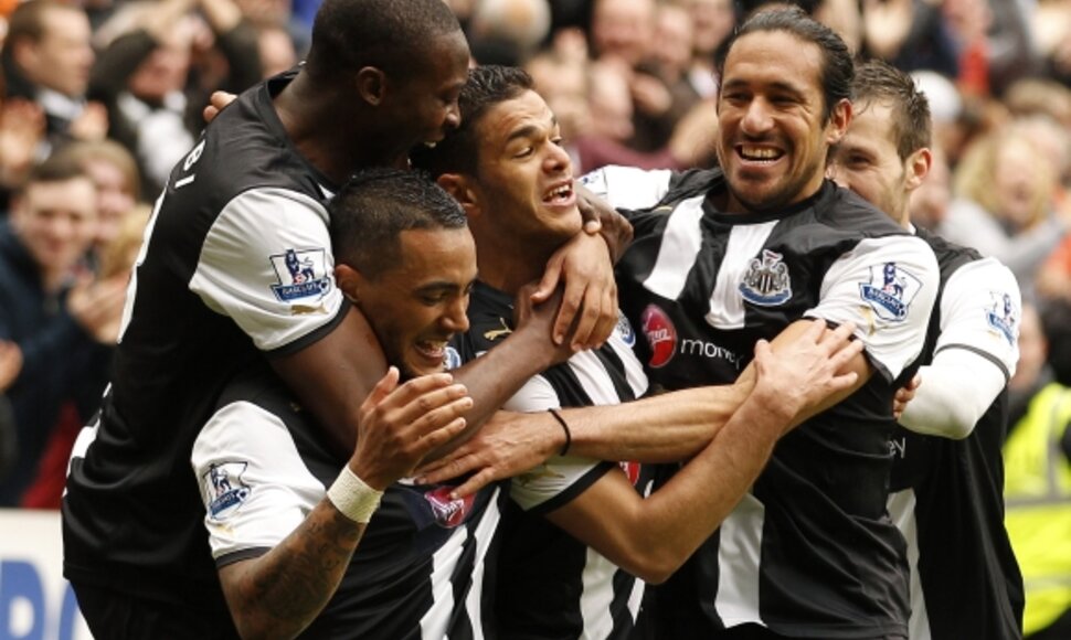 „Newcastle“ futbolininkų džiaugsmas