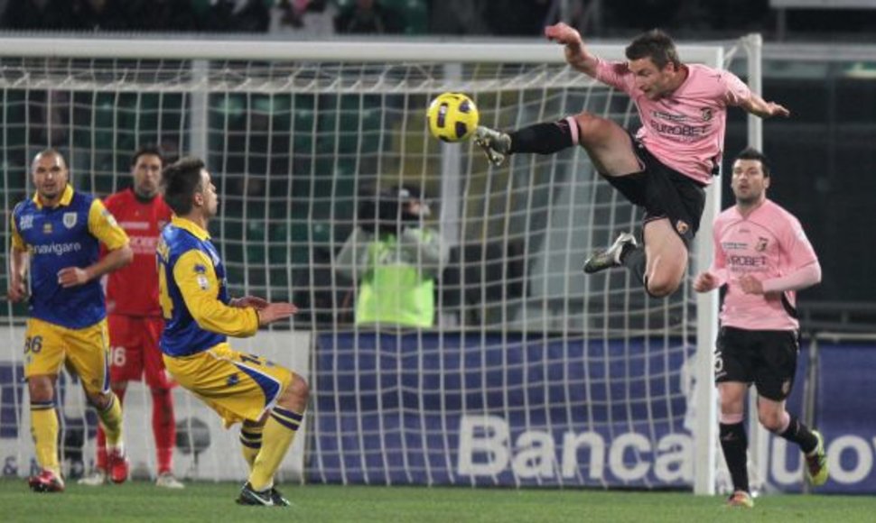 „Palermo“ – „Parma“ rungtynių akimirka