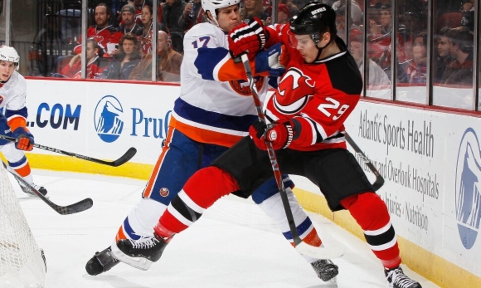 &bdquo;Devils&ldquo; &ndash; &bdquo;Islanders&ldquo; rungtynių akimirka