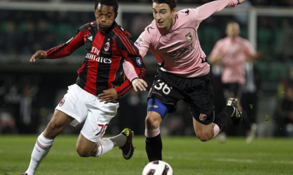 &bdquo;Palermo&ldquo; &ndash; &bdquo;Milan&ldquo; rungtynių akimirka