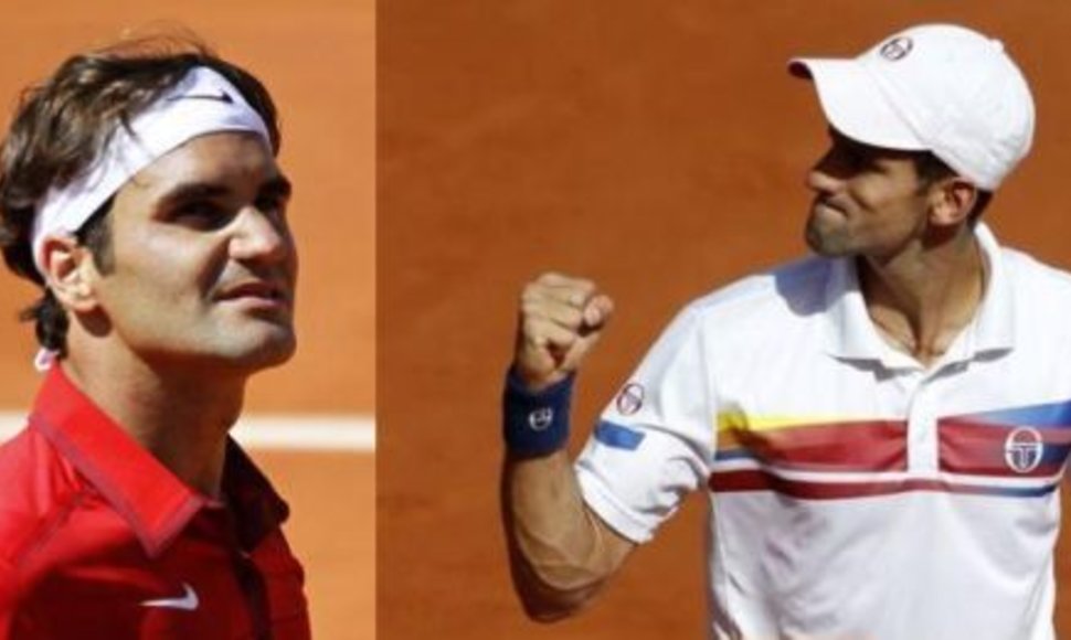 Rogeris Federeris ir Novakas Džokovičius