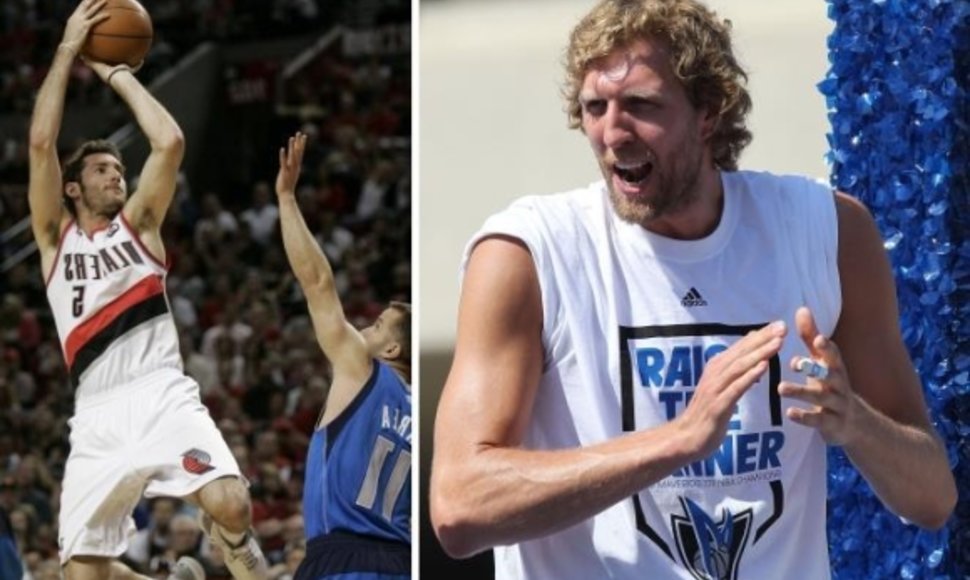 Rudy Fernandezas ir Dirkas Nowitzkis žais vienoje komandoje