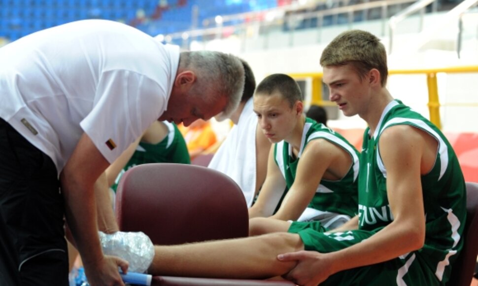 Domantas Sabonis susižeidė čiurną