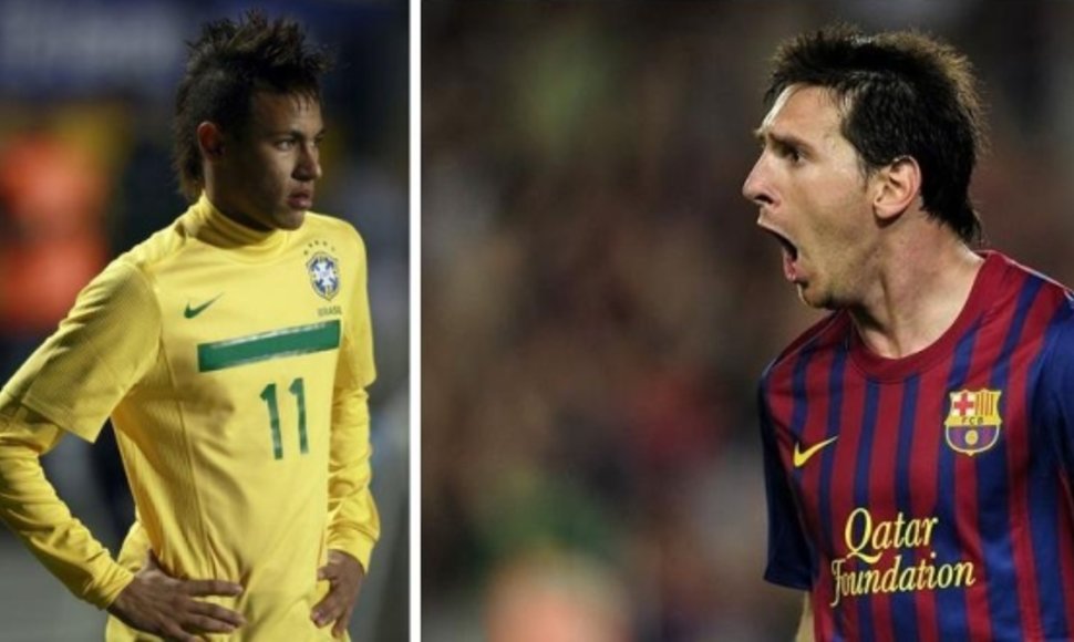 Neymaras ir Lionelis Messi