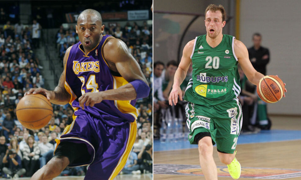 Kobe Bryantas ir Artūras Milaknis