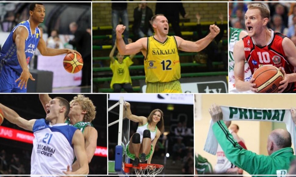 LKL pirmenybėse varžėsi 12 klubų i&scaron; 10-ies &scaron;alies miestų