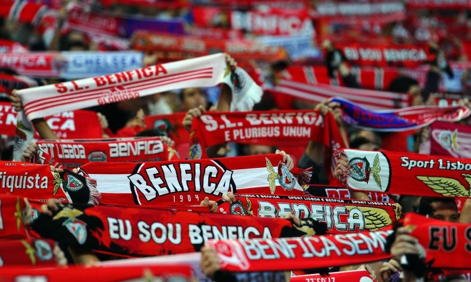 „Benfica“ sirgaliai stadione