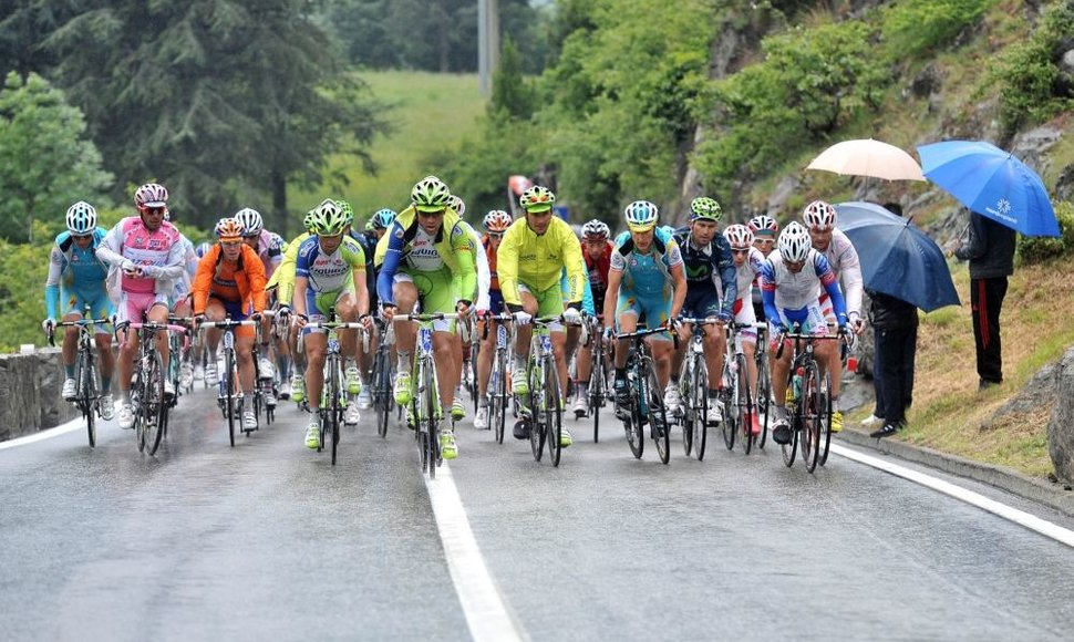 „Giro d'Italia“ lenktynės Červinijoje