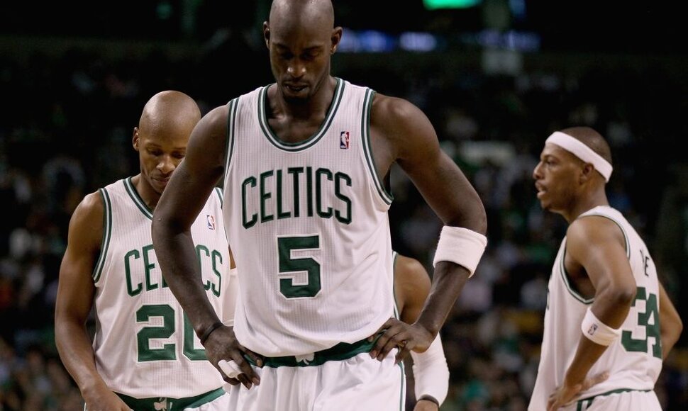 Ray Allenas, Kevinas Garnettas ir Paulas Pierce'as