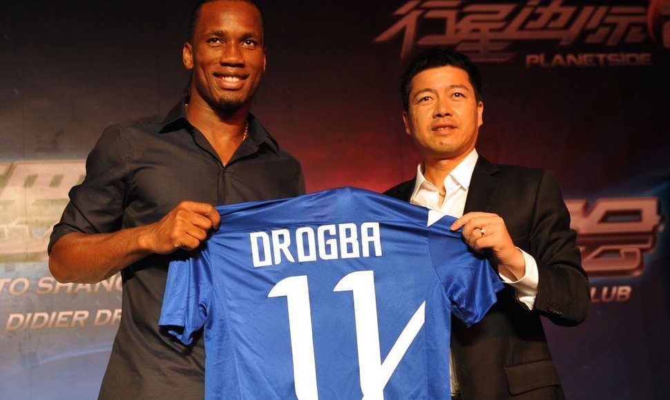 Didier Drogba atvyko į Kinija