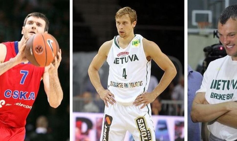 D.Lavrinovičius, D.Dulkys ir &Scaron;.Jasikevičius