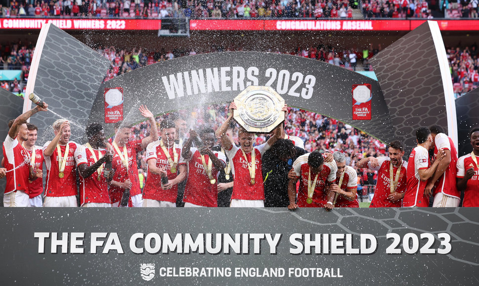 „Arsenal“ triumfas „Community Shield“ taurės mače