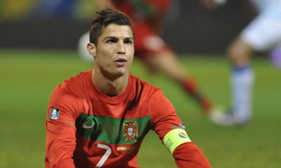 Cristiano Ronaldo sėdi „daržovių lauke“