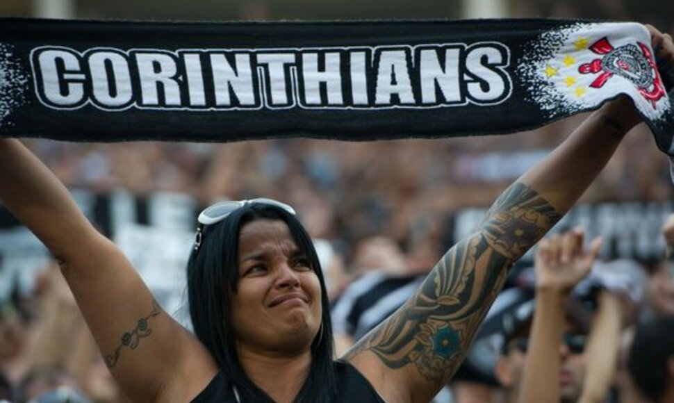 Švenčiantys „Corinthians“ sirgaliai