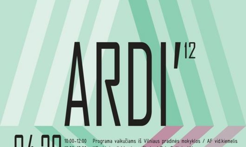 ARDI'12 plakatas