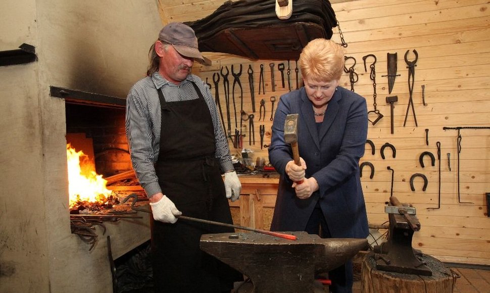 Lietuvos Respublikos Prezidentės Dalios Grybauskaitės vizitas Anykščiuose