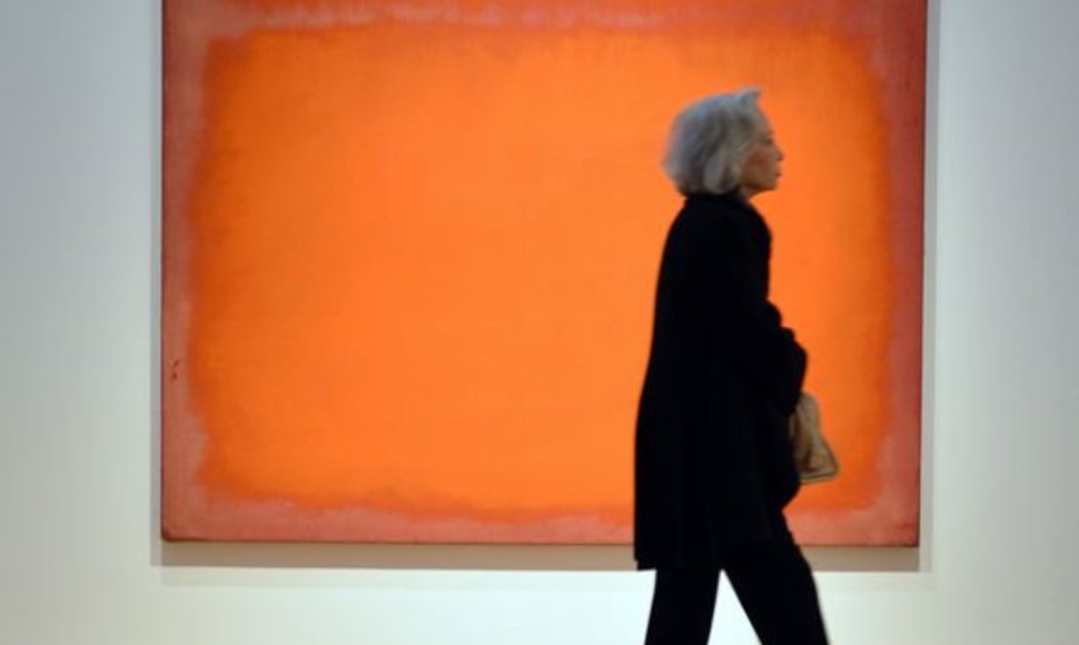 Marko Rothko paveikslas „Oranžinė, raudona, geltona“ parduotas už 86,9 mln. dolerių