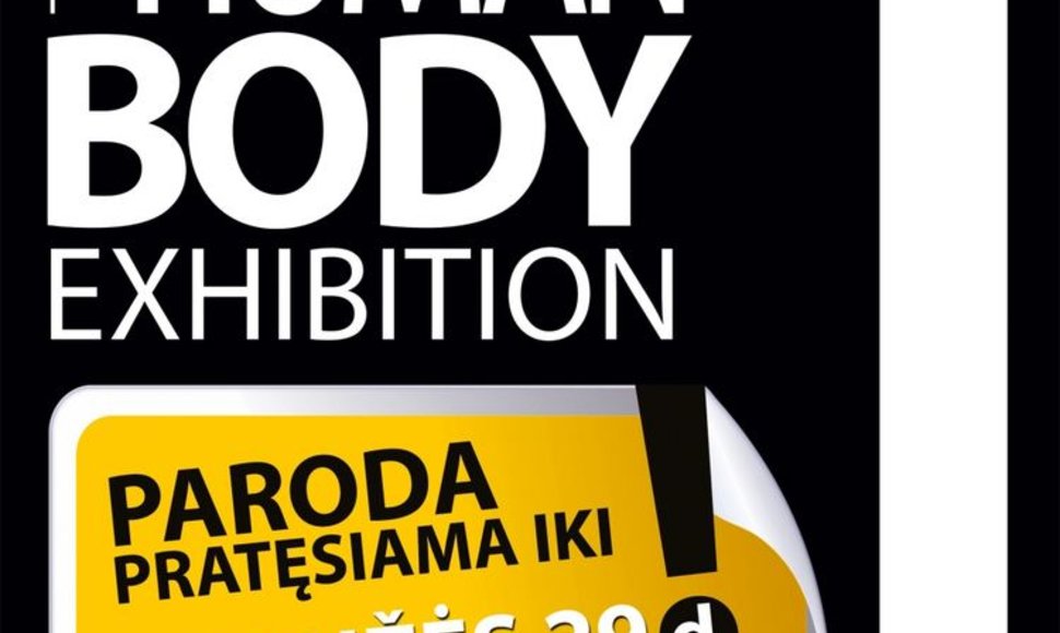 „The Human Body Exhibition“ paroda Lietuvoje bus rodoma ilgiau
