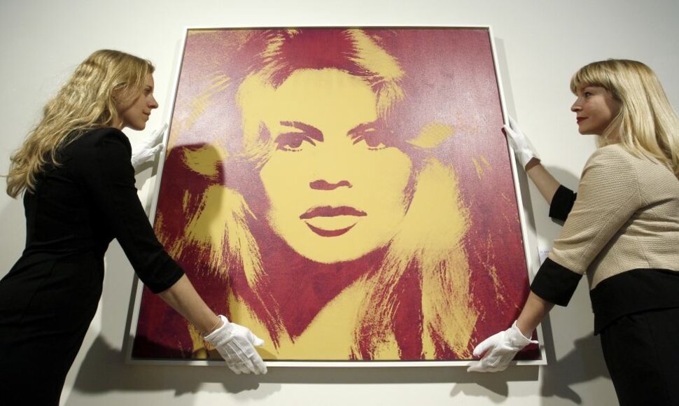 Andy Warholo sukurtas Brigitte Bardot portretas aukcione parduotas už 5 mln. dolerių