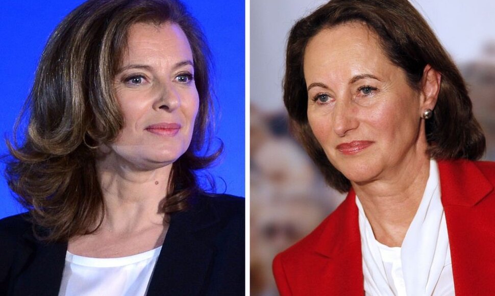 Valerie Trierweiler ir Segolene Royal